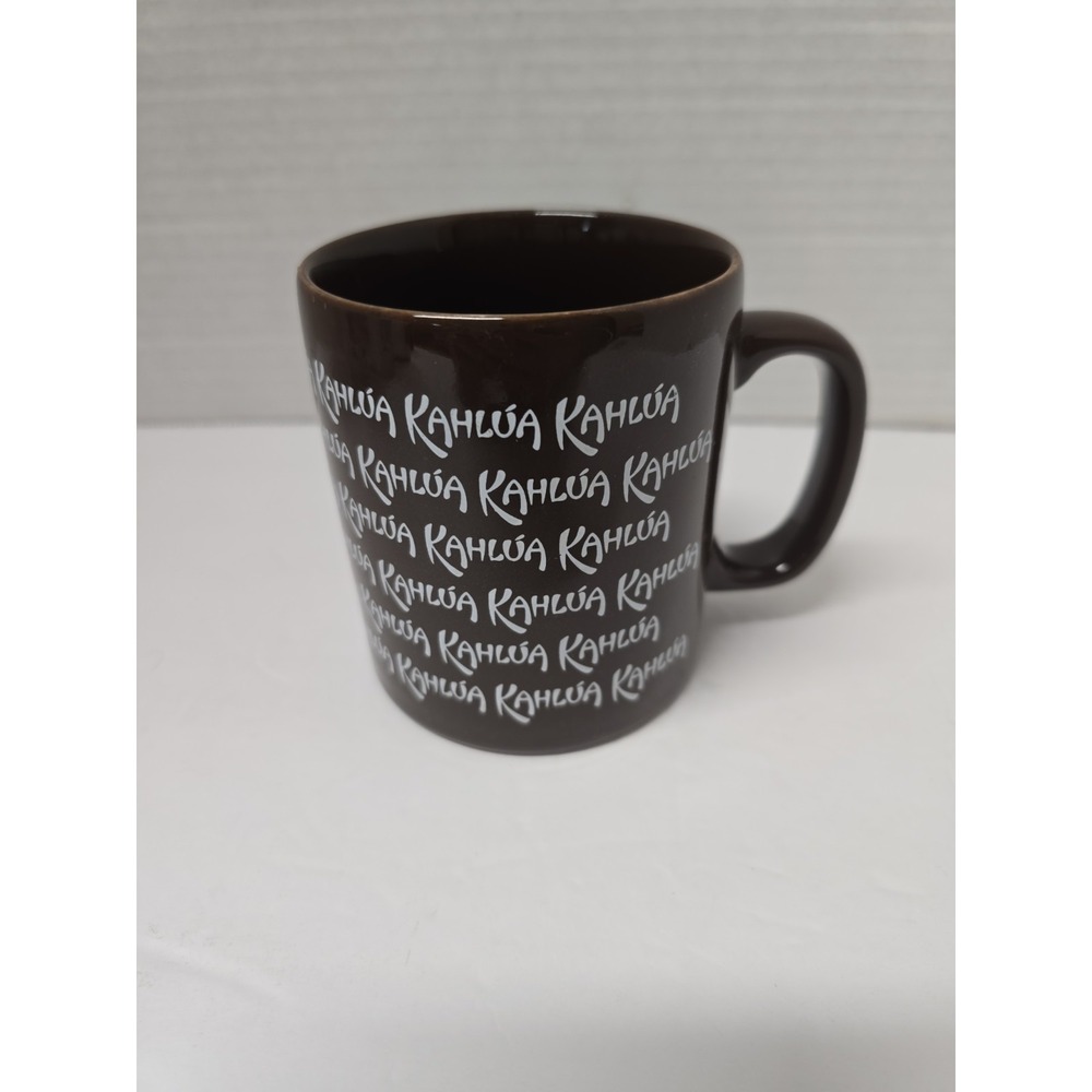 VTG 1980's Kahlua Brown Kiln Craft Coffee Mug Cup Staffordshire England  Design